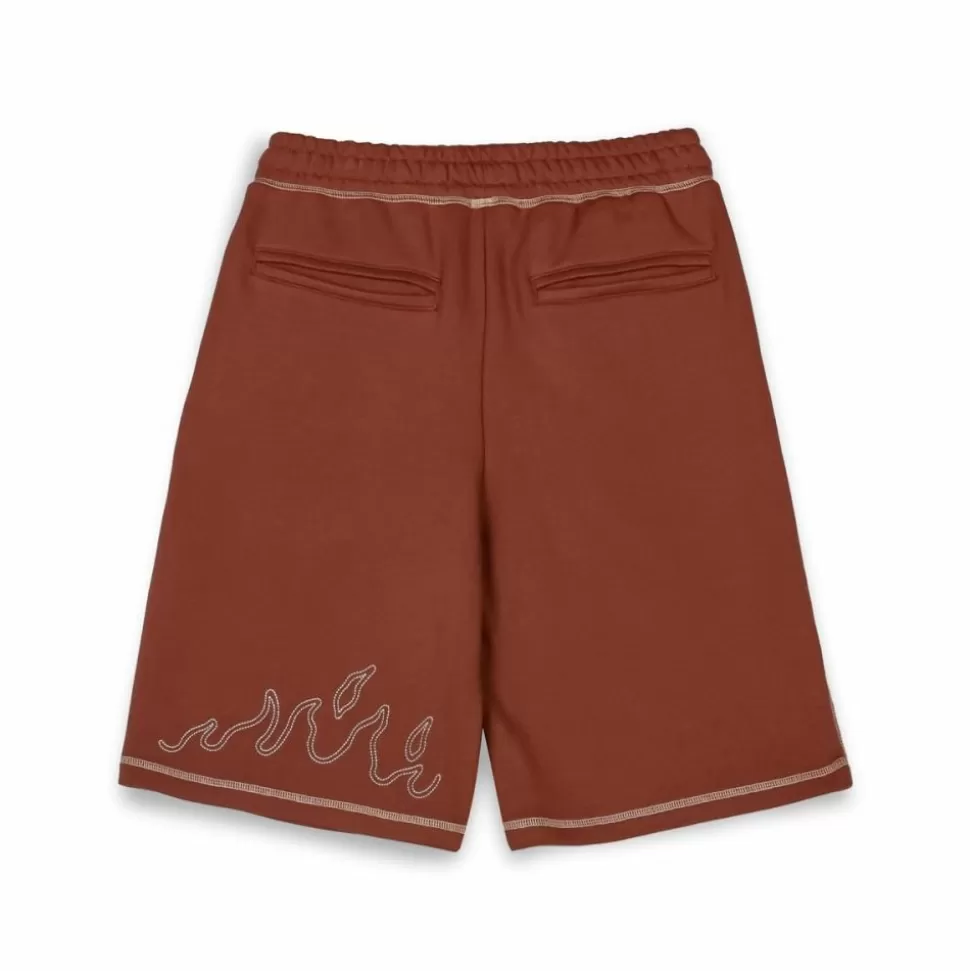 Shorts*Grimey Fire Route Baggy Sweatshorts - Brown - Spring 23