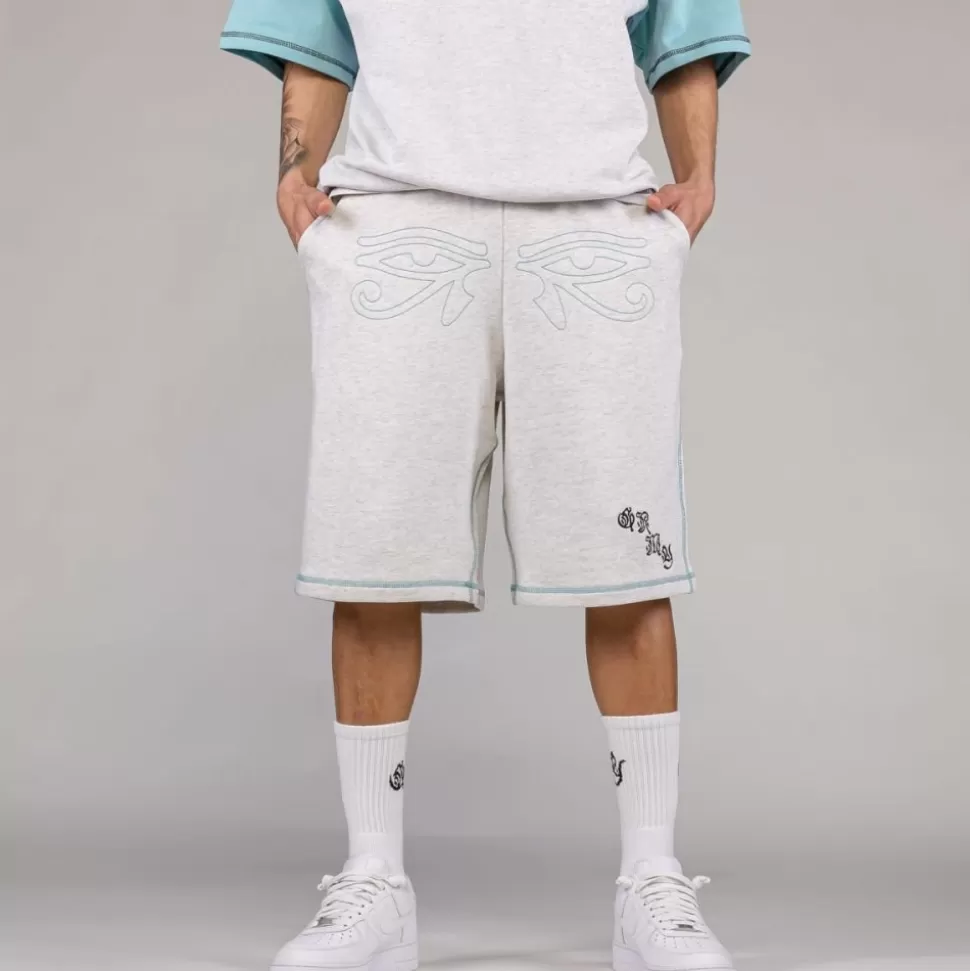 Shorts*Grimey Fire Route Baggy Sweatshorts - Sport Grey - Spring 23