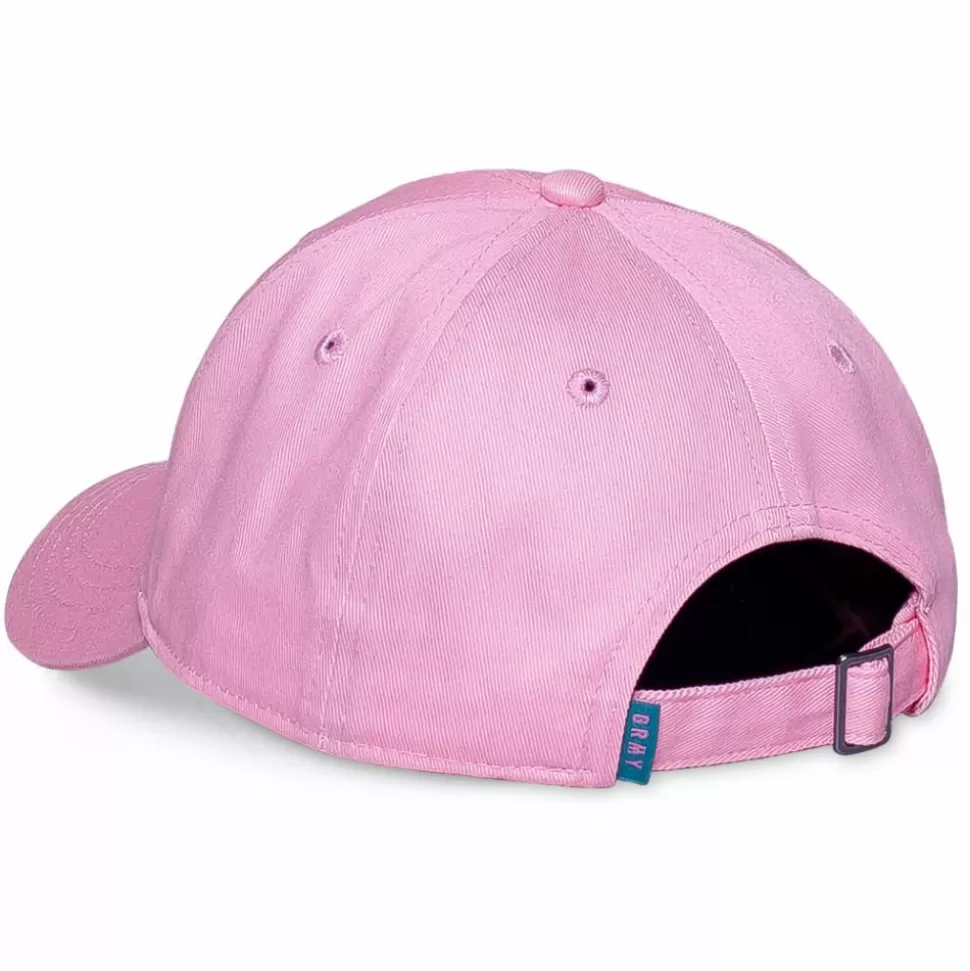 Head Wear*Grimey "Frenzy" Curved Visor Cap - Pink - Summer 21