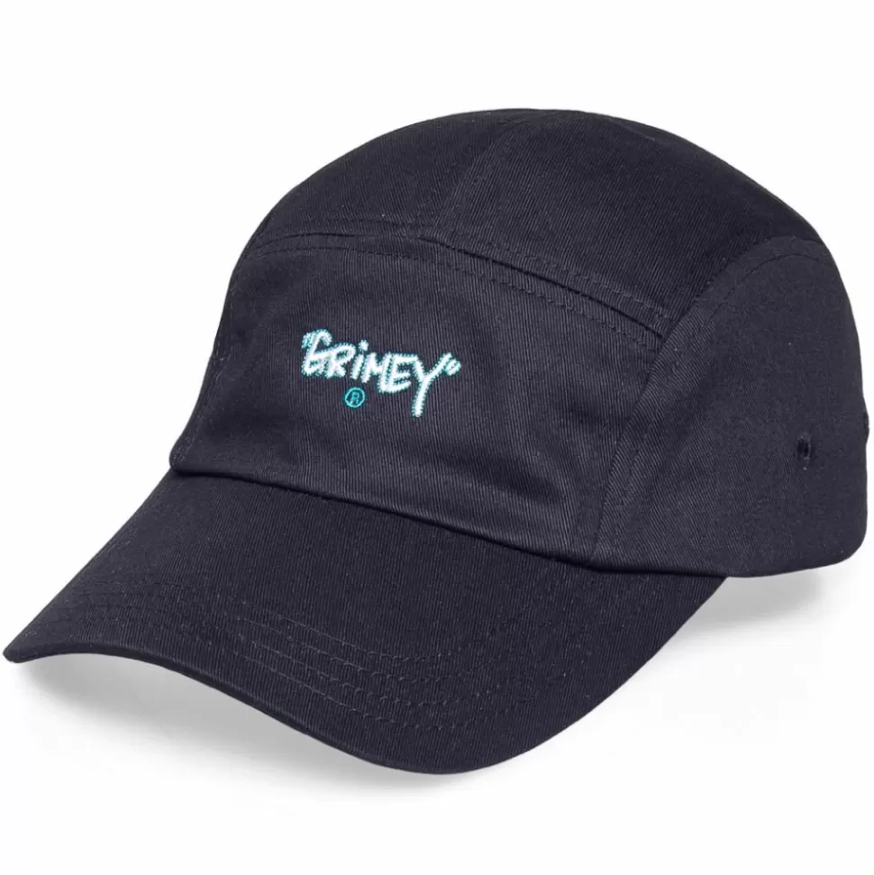 Head Wear*Grimey "Gem Cutting" 5 Panels Cap - Black - Fall 21