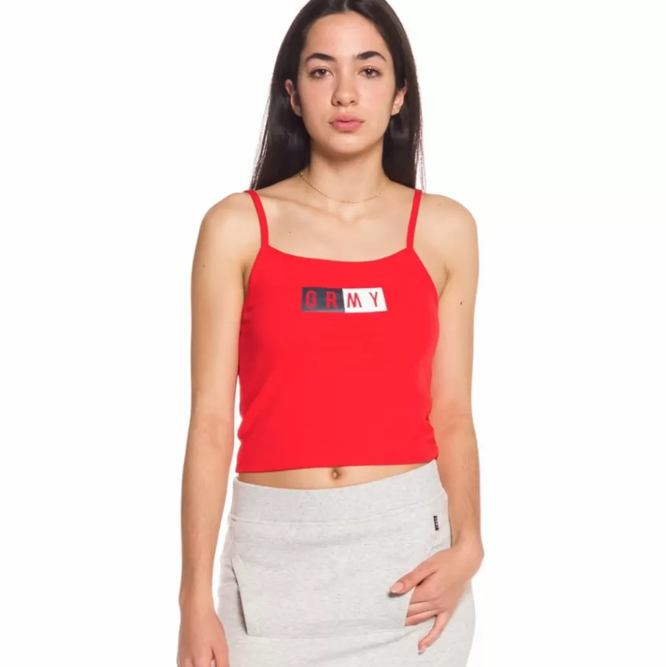 Tees & Tops*Grimey Girl Ashe Top Ss18 Red