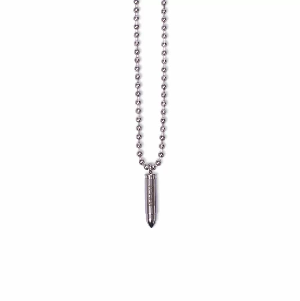 Misc*Grimey Glorified Bullet Necklace - Silver - Spring 22