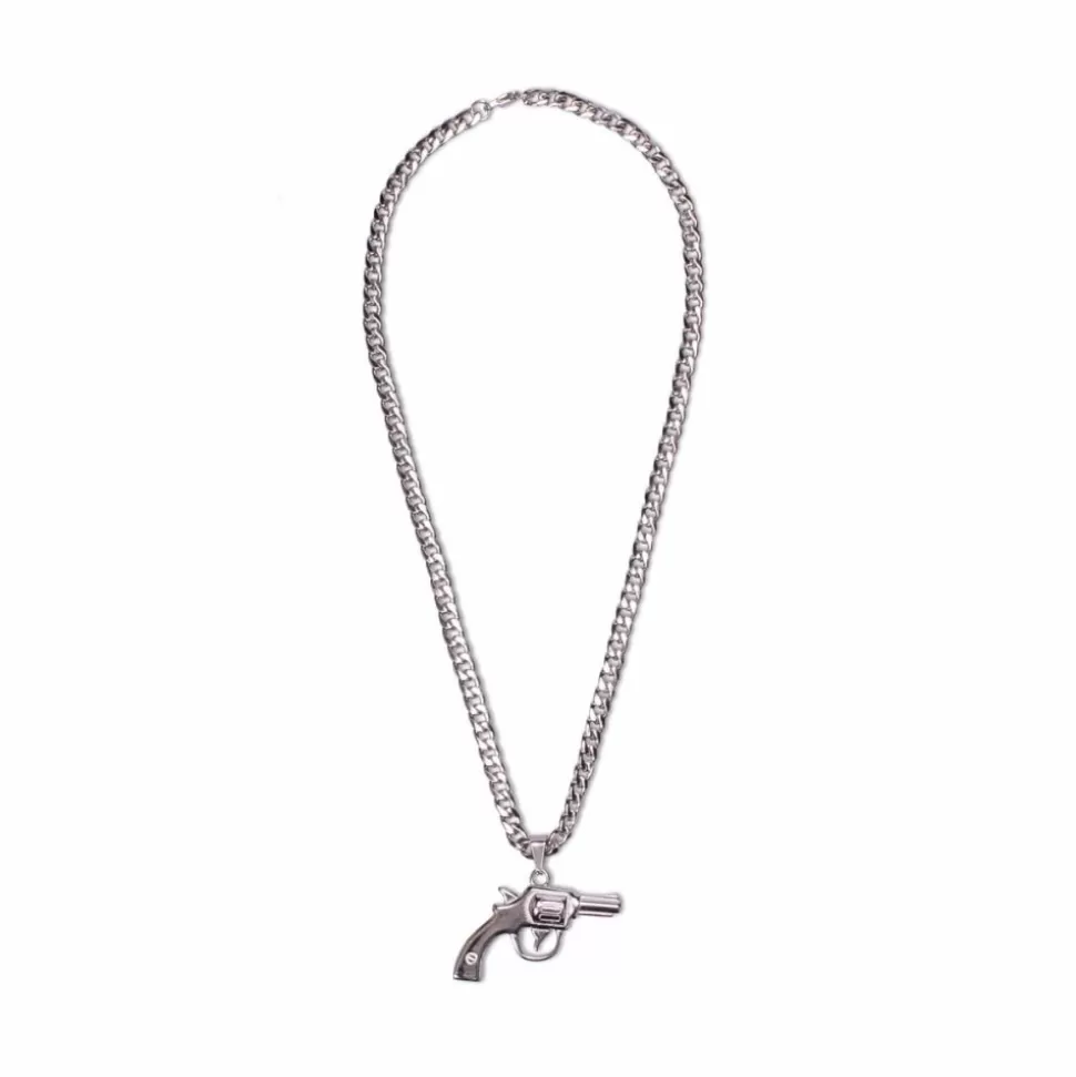 Misc*Grimey Glorified Gun Necklace - Silver - Spring 22