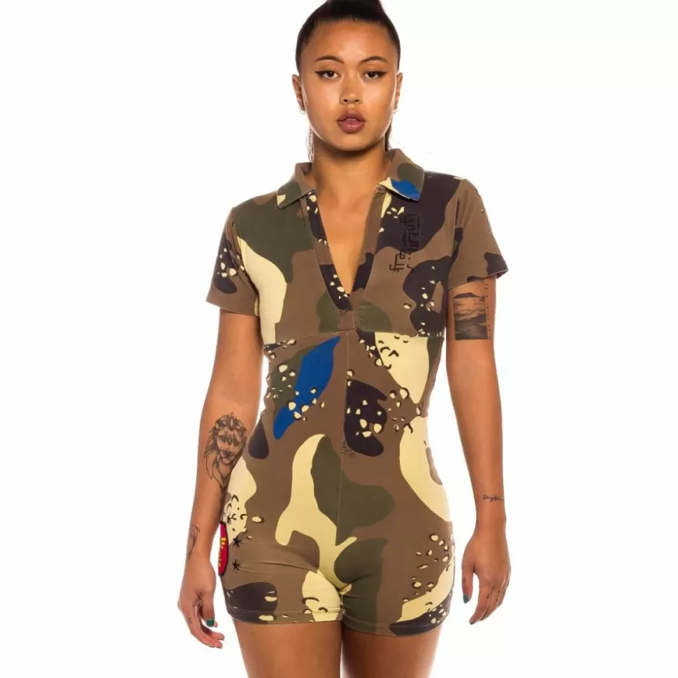 Dresses*Grimey "Glorified" Jumpsuit - Camo - Spring 22