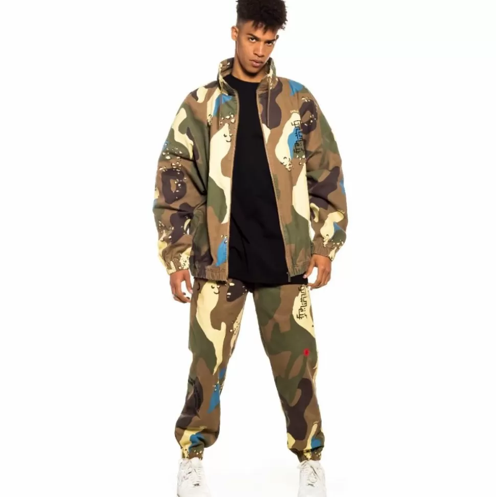 Jackets*Grimey Glorified Track Jacket - Camo - Spring 22