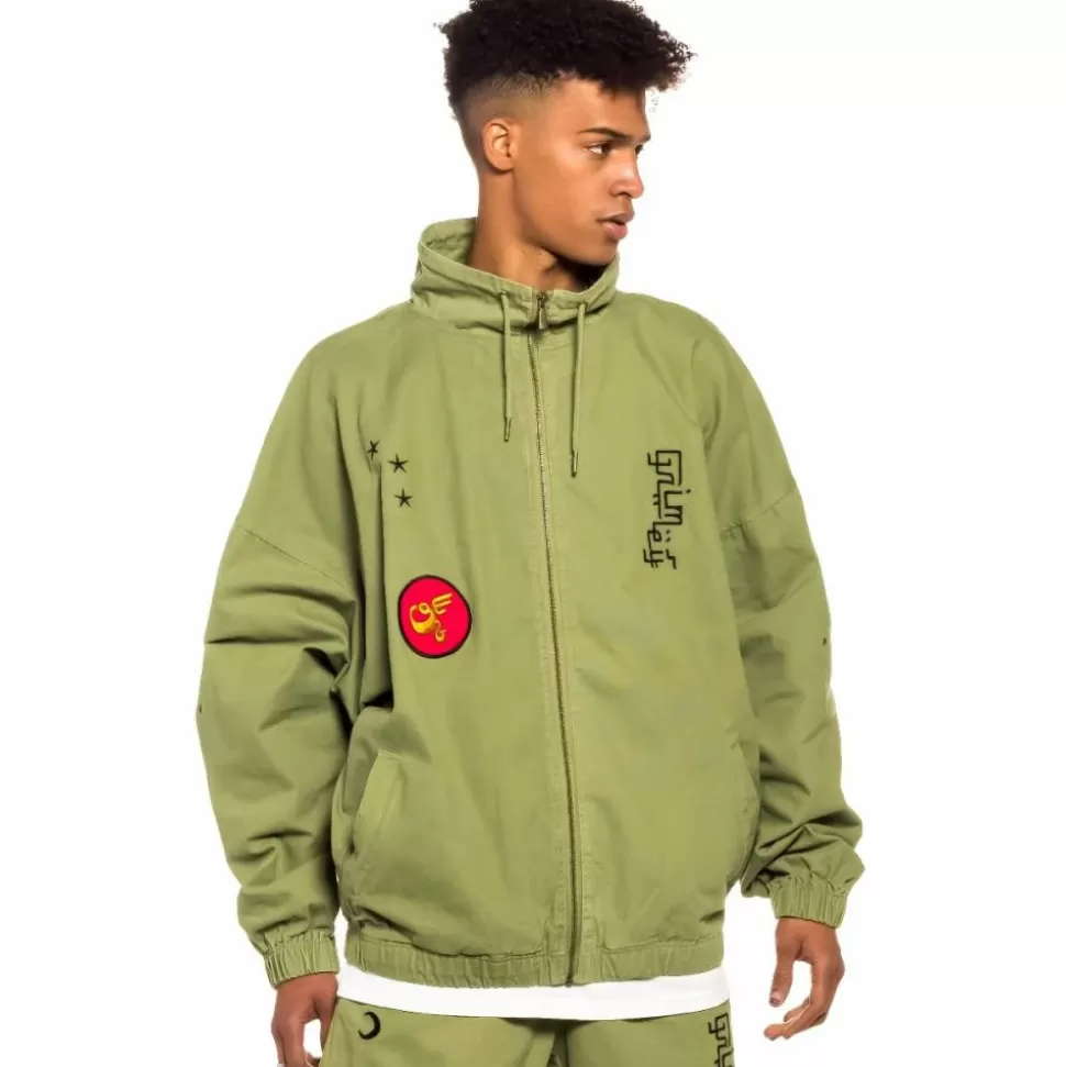 Jackets*Grimey Glorified Track Jacket - Green- Spring 22