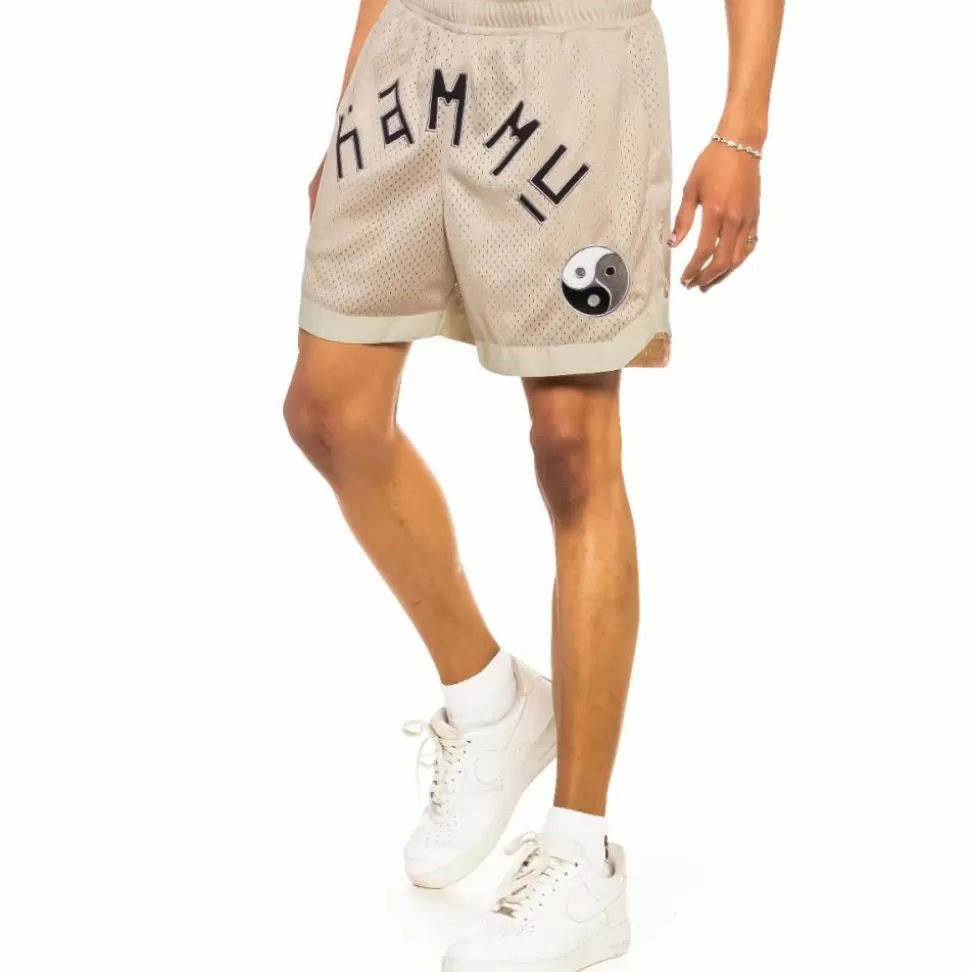 Shorts*Grimey " X Space Hammu" Mesh Shorts - Sand - Spring 22