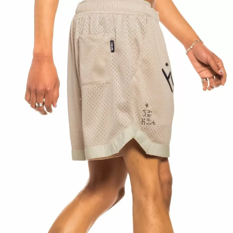 Shorts*Grimey " X Space Hammu" Mesh Shorts - Sand - Spring 22