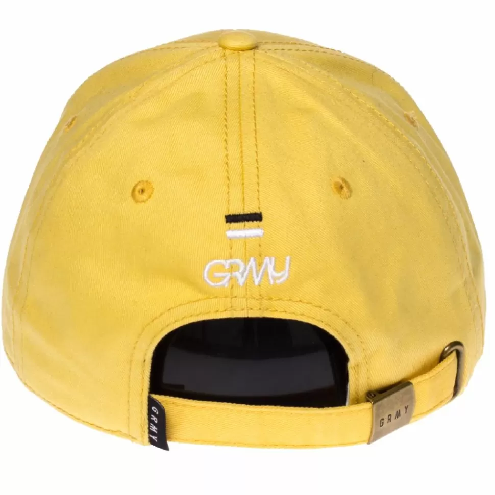 Head Wear*Grimey "Half Court Line" Curved Cap Fw17 Yellow