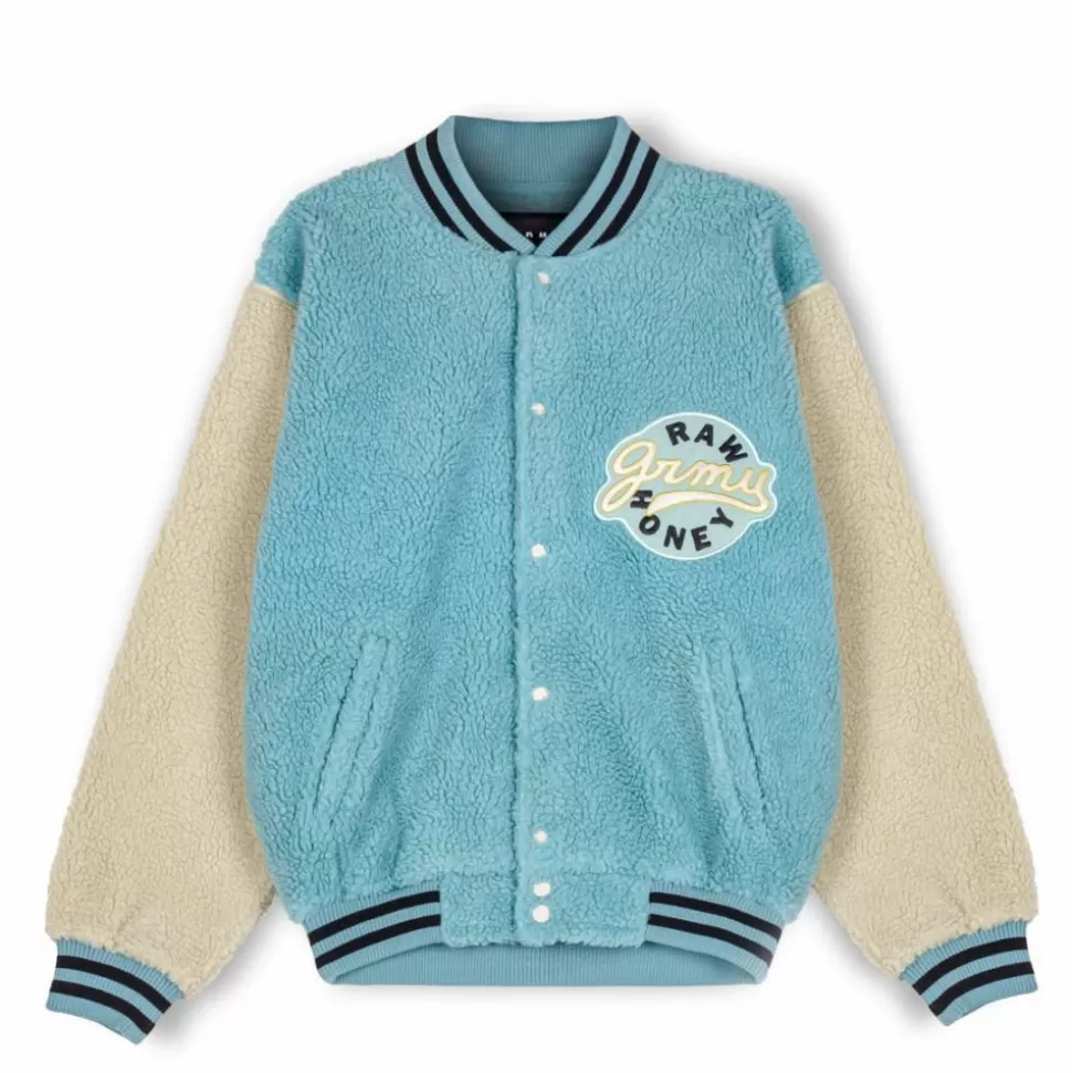 Jackets*Grimey "Hive" Sherpa Button Sweatshirt - Bicolor - Fall 22
