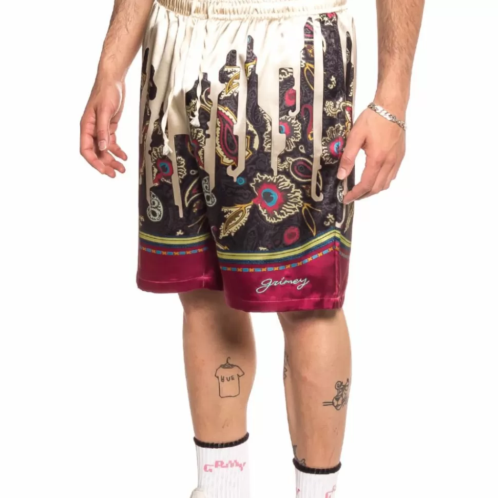 Shorts*Grimey "Hope Unseen All Over Print" Shorts - White - Summer 21