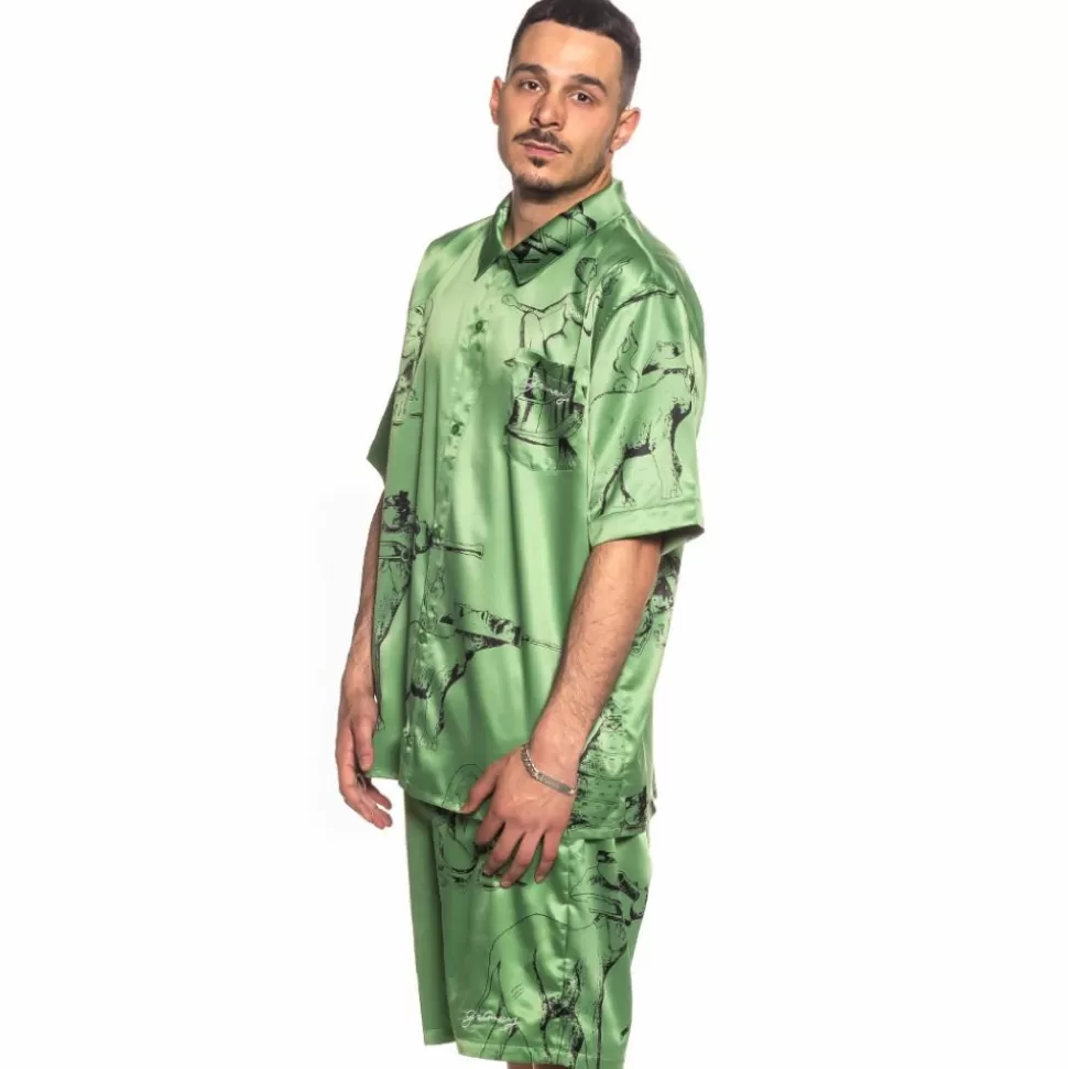 Shirts*Grimey "Hope Unseen Vimana" Button Up Shirt - Khaki - Summer 21