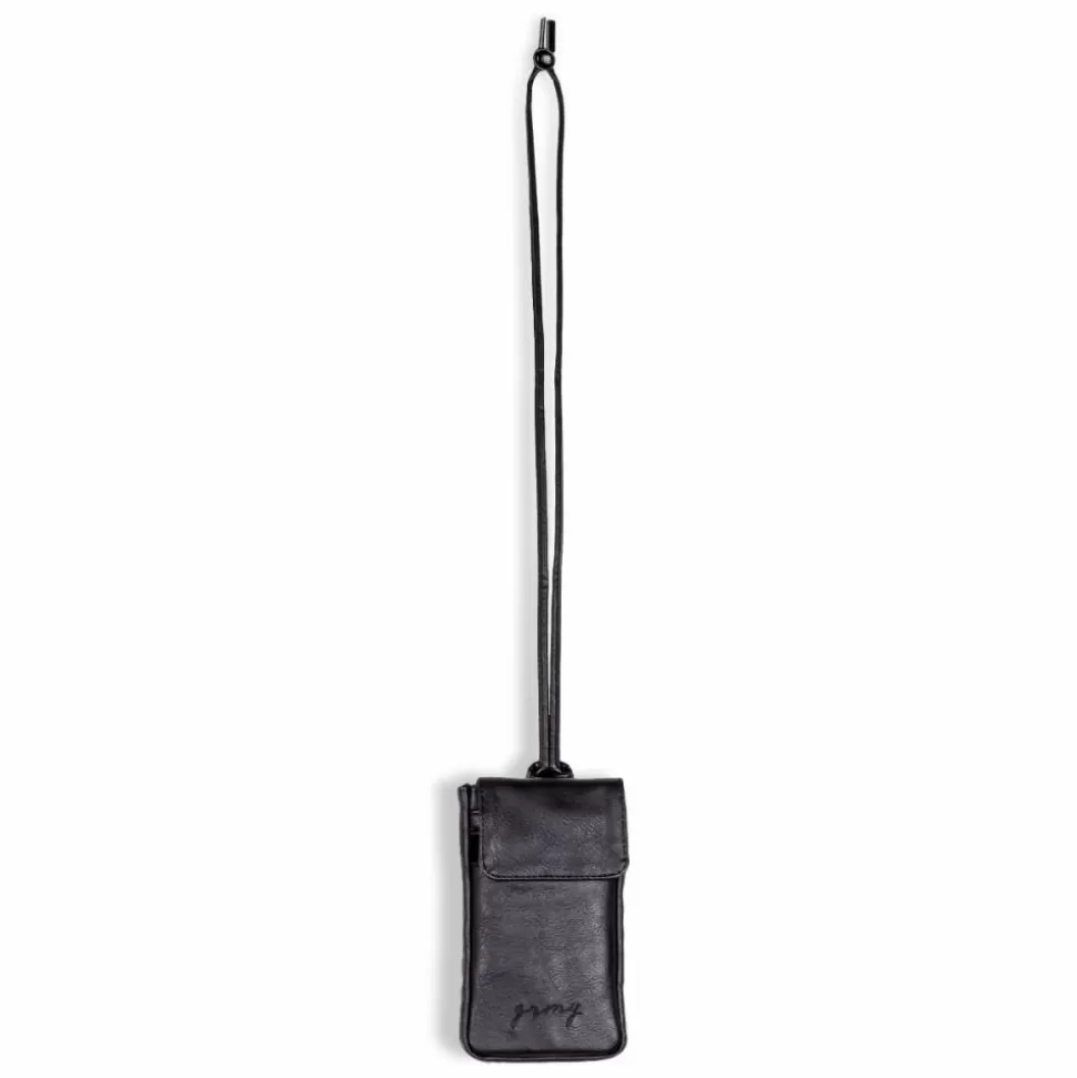 Backpacks*Grimey "I Am" Pu Leather Purse And Travel Pouch - Fall 22 - Black