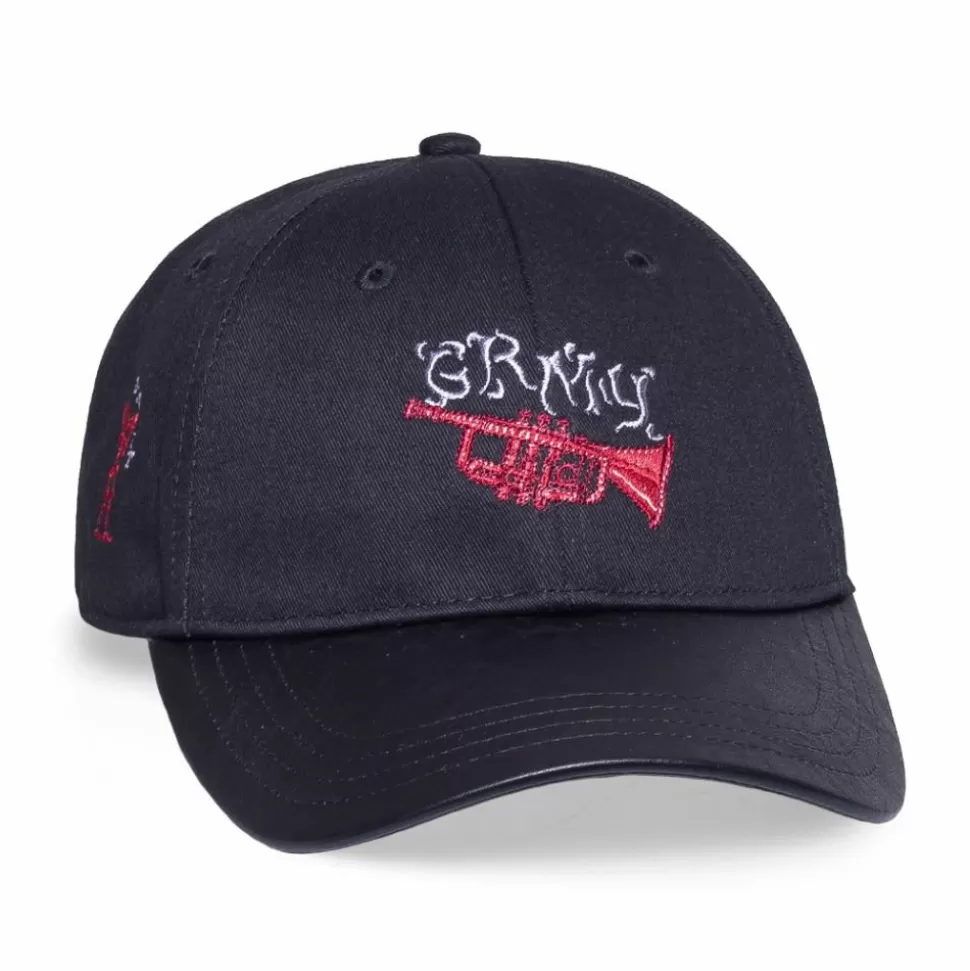 Head Wear*Grimey "Jazz Thing" Curved Visor Cap - Black - Fall 21