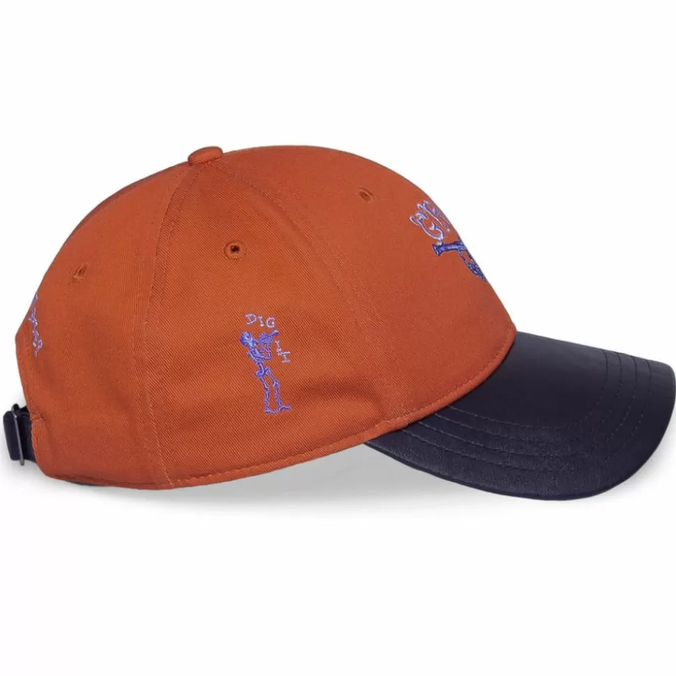 Head Wear*Grimey "Jazz Thing" Curved Visor Cap - Ochre - Fall 21