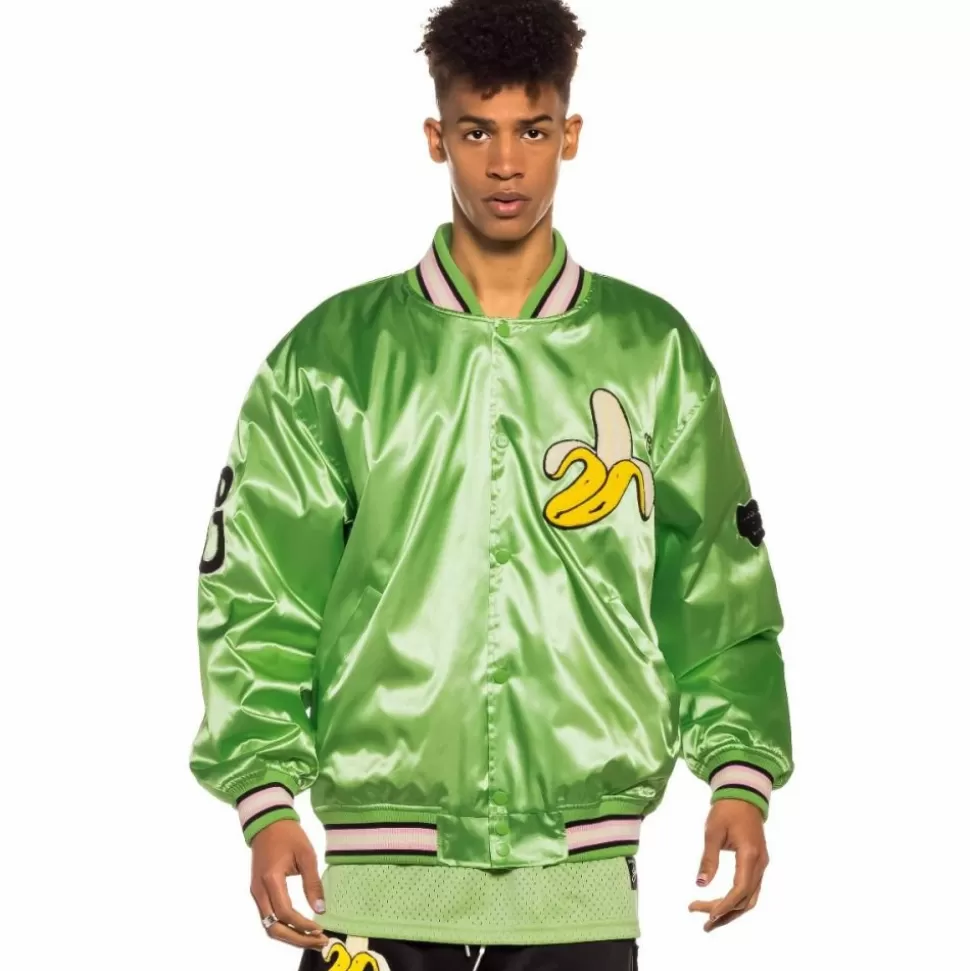 Jackets*Grimey Jungle Punch Satin Jacket - Green - Spring 22