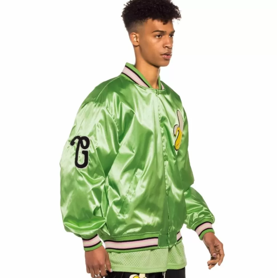 Jackets*Grimey Jungle Punch Satin Jacket - Green - Spring 22