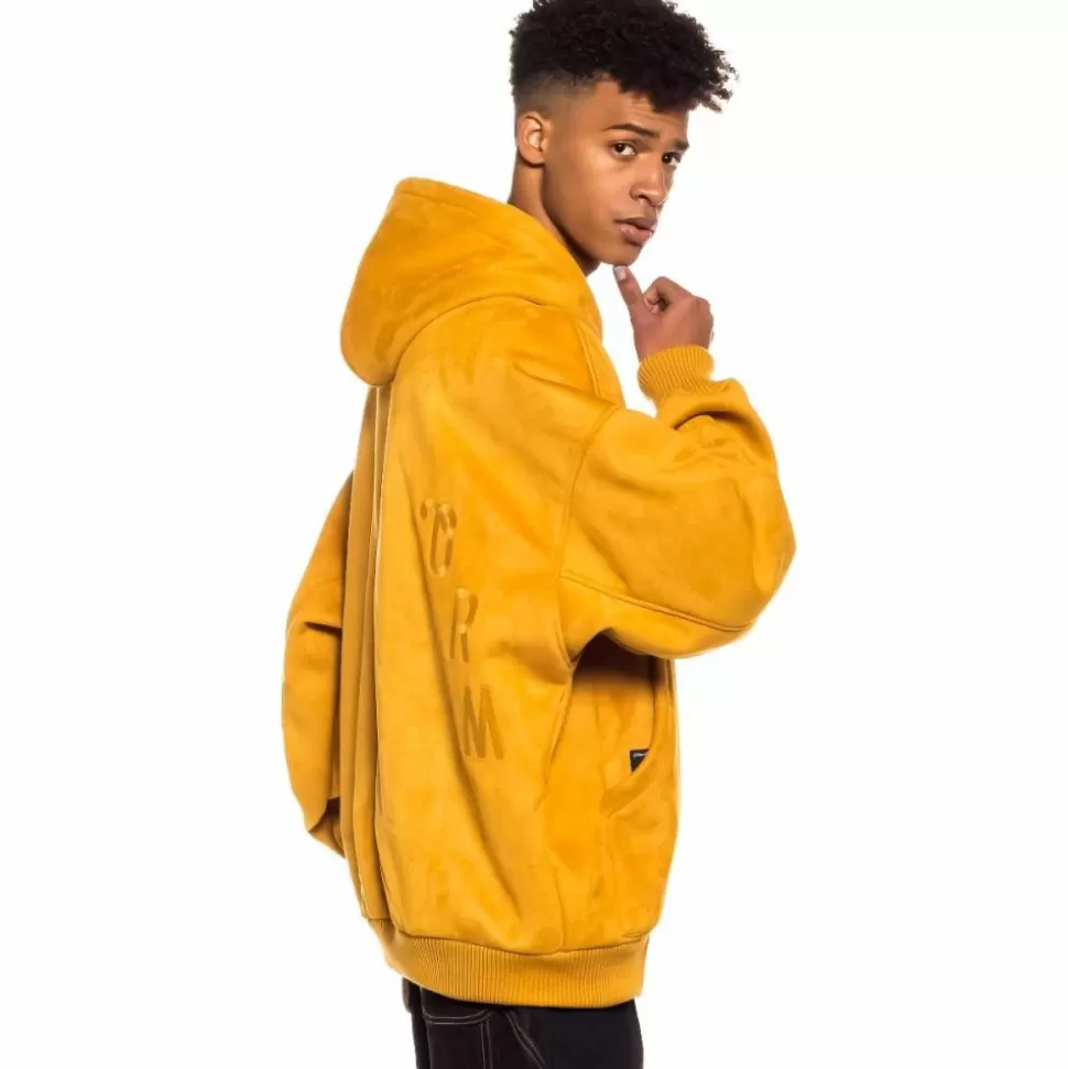 Jackets*Grimey Jungle Punch Suede Hood Bomber Jackect - Brown - Spring 22