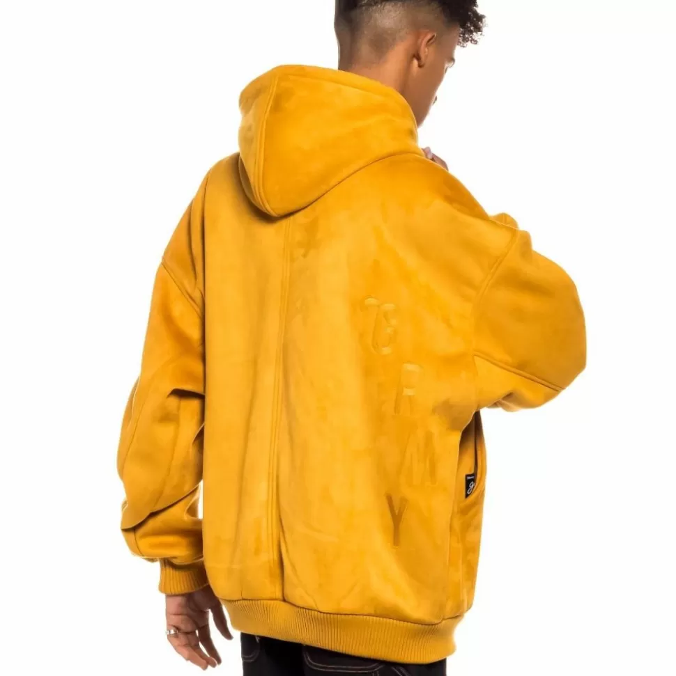Jackets*Grimey Jungle Punch Suede Hood Bomber Jackect - Brown - Spring 22