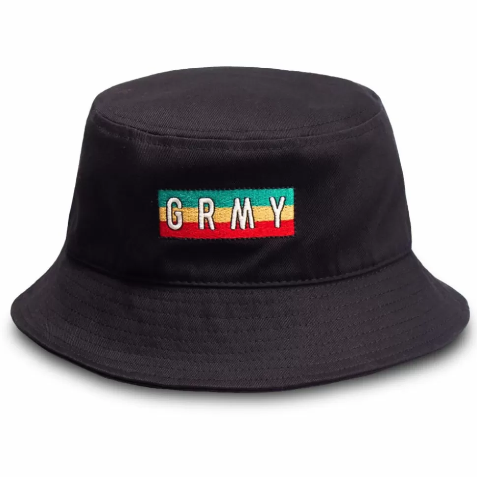 Head Wear*Grimey "Les Memories" Bucket Hat - Black - Fall 21