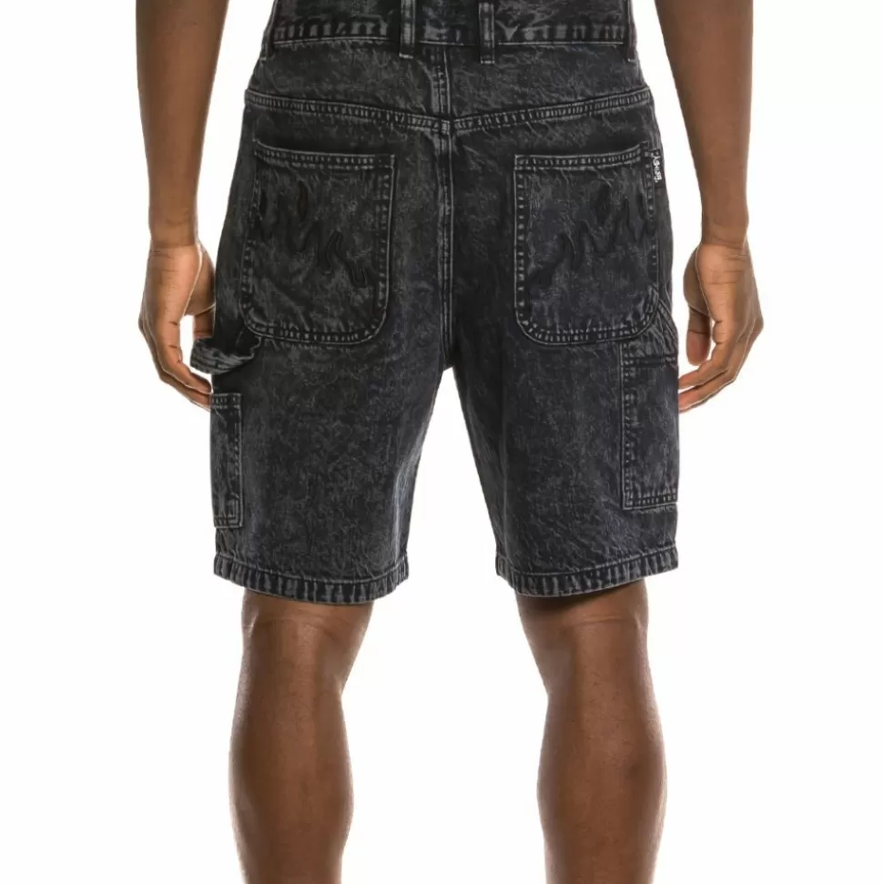 Shorts*Grimey "Liveution" Denim Short Black - Spring 21