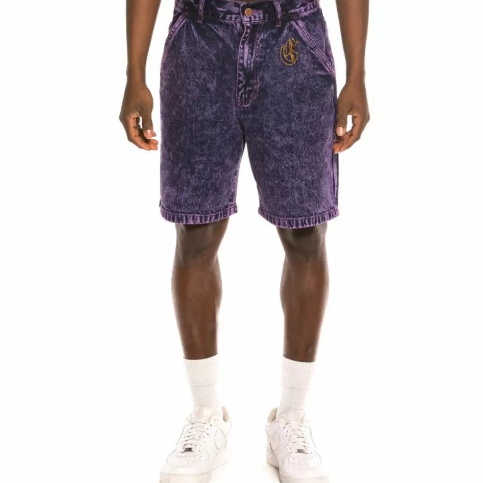 Shorts*Grimey "Liveution" Denim Short Purple - Spring 21