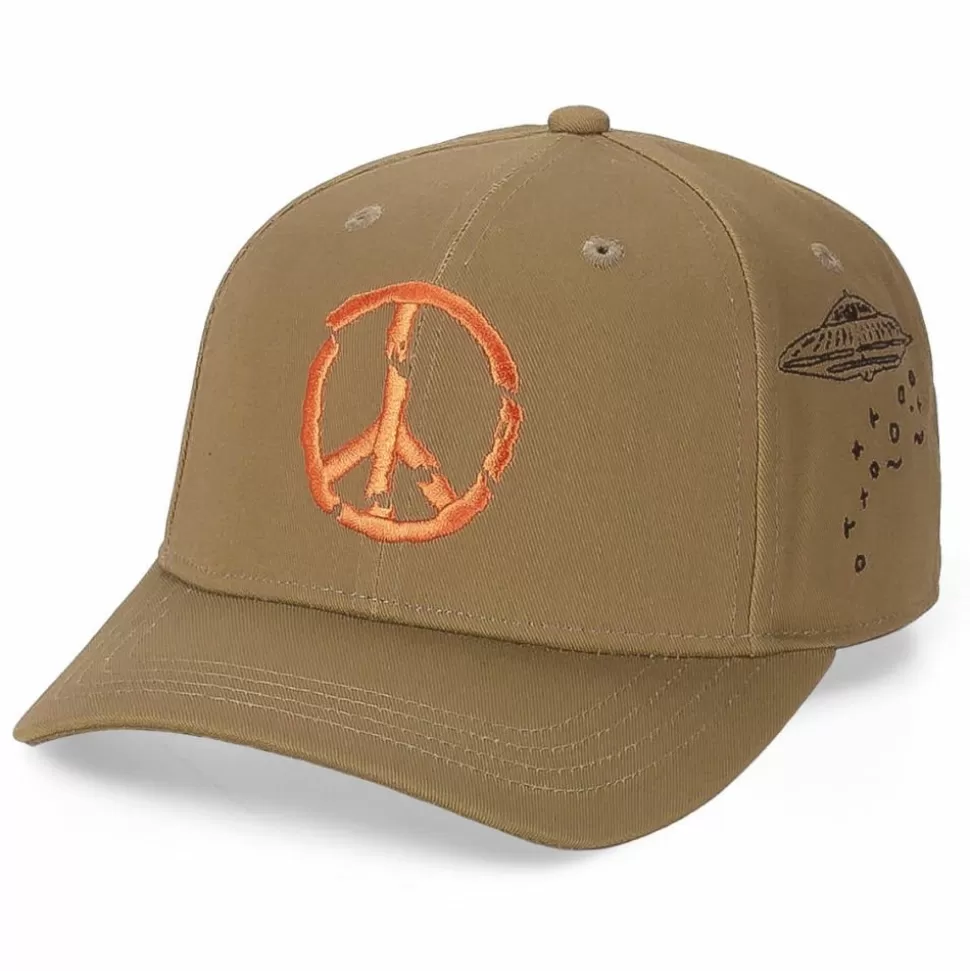 Head Wear*Grimey "Lost Boys" Curved Visor Cap - Brown - Fall 22