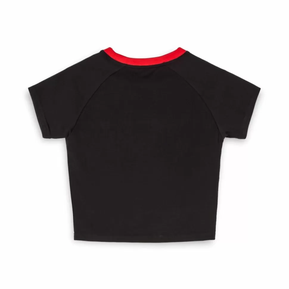 Tees & Tops*Grimey Lucky Dragon Girl Raglan Fitted Tee - Black - Ss24