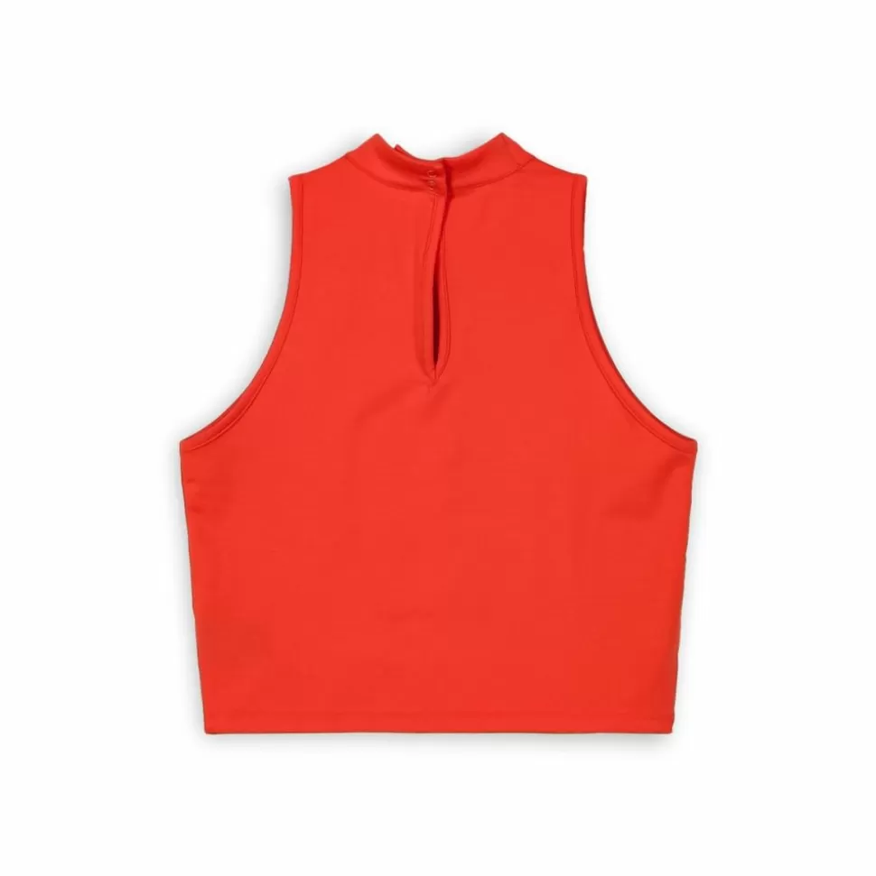 Tees & Tops*Grimey Lucky Dragon Girl Top - Red - Ss24