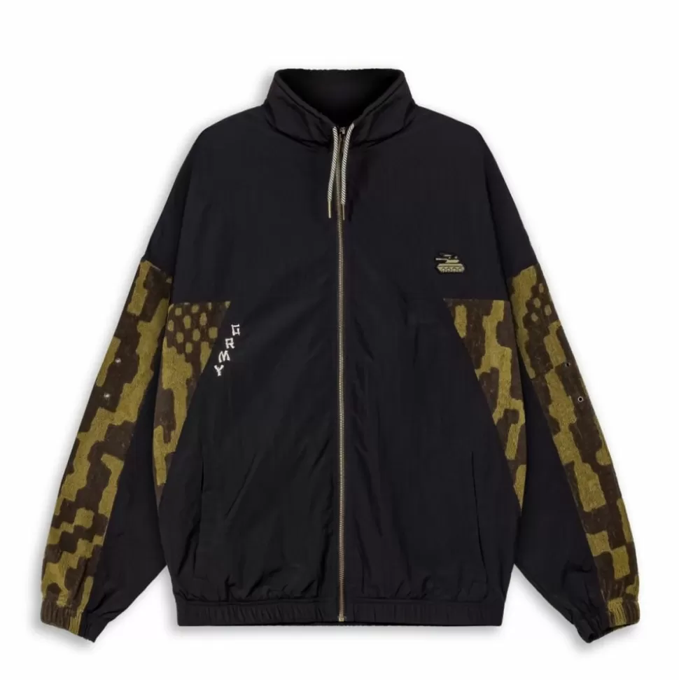 Jackets*Grimey Lucky Dragon Track Jacket Black - Ss24