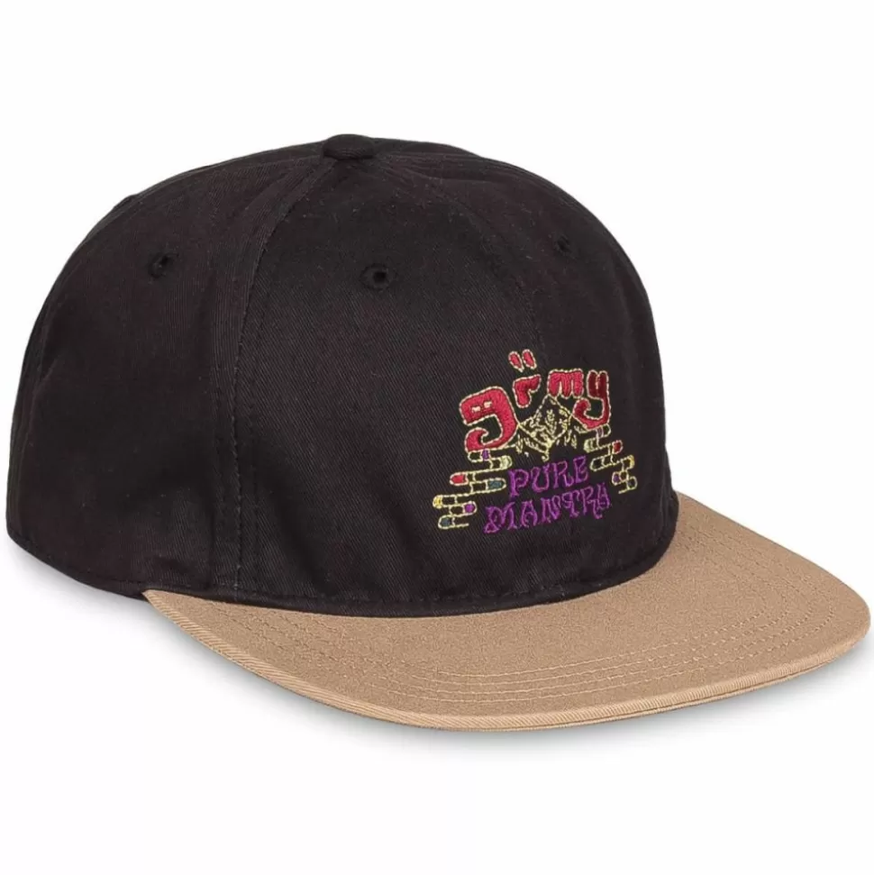 Head Wear*Grimey "Lust Mantra" Curved Visor Cap - Black - Fall 22