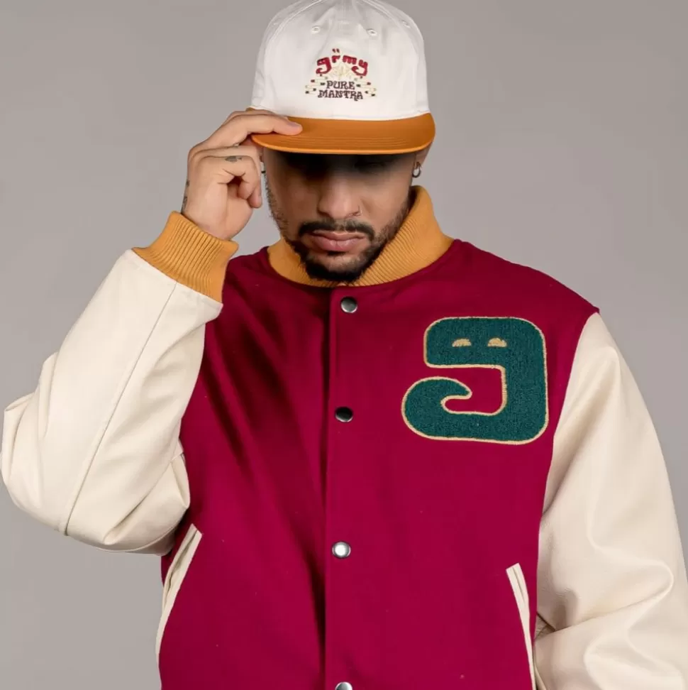 Head Wear*Grimey "Lust Mantra" Curved Visor Cap - White - Fall 22