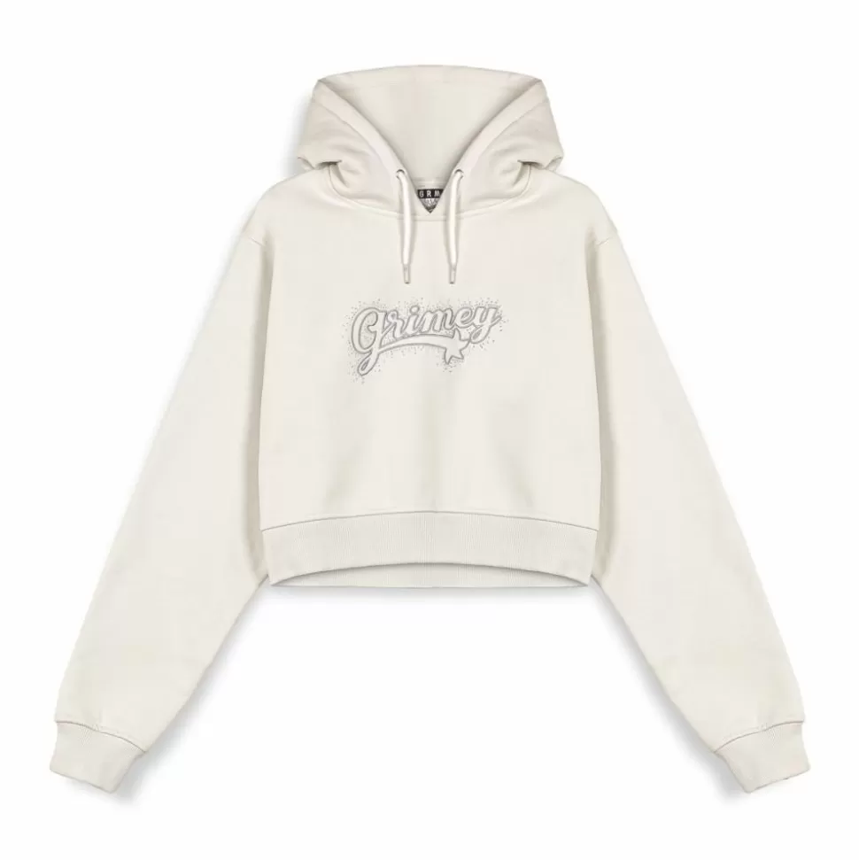 Sweatshirts*Grimey Madrid Heavyweight The Connoisseur Girl Crop Hoodie - Bicolor - Fw23