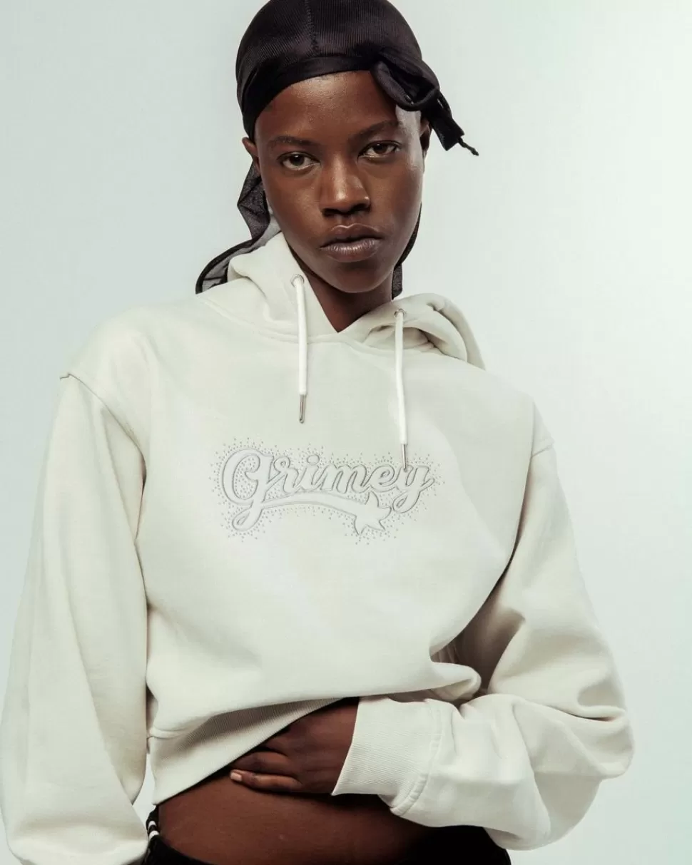 Sweatshirts*Grimey Madrid Heavyweight The Connoisseur Girl Crop Hoodie - Bicolor - Fw23