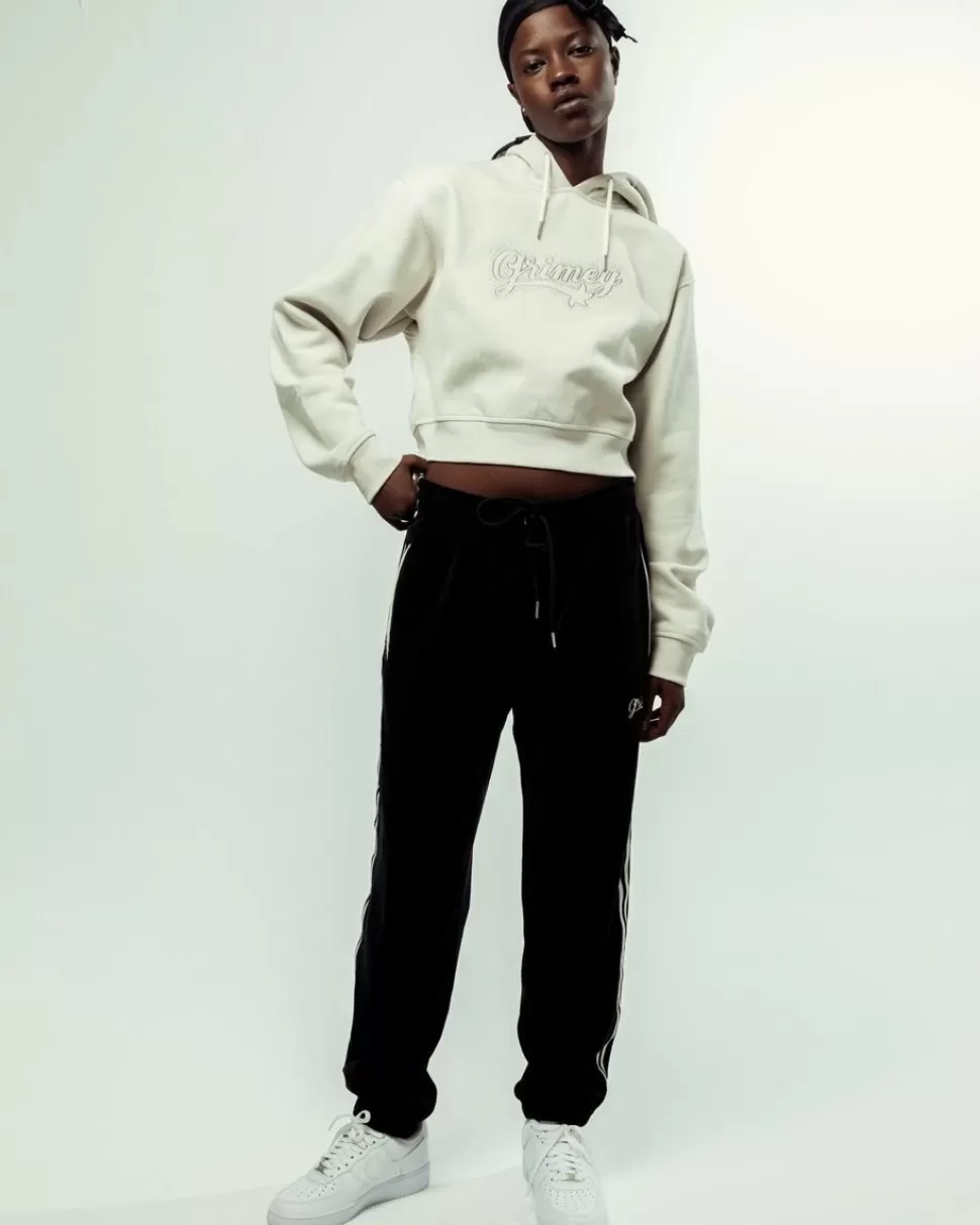 Sweatshirts*Grimey Madrid Heavyweight The Connoisseur Girl Crop Hoodie - Bicolor - Fw23