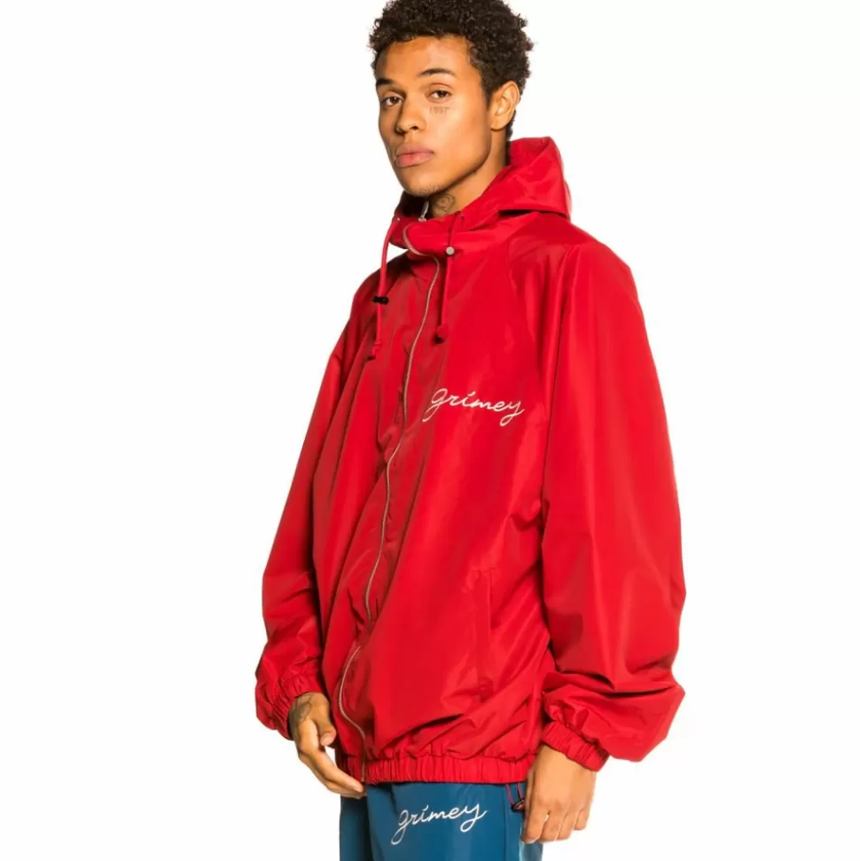 Jackets*Grimey "Martinica Fact" Track Jacket - Red - Fall 21