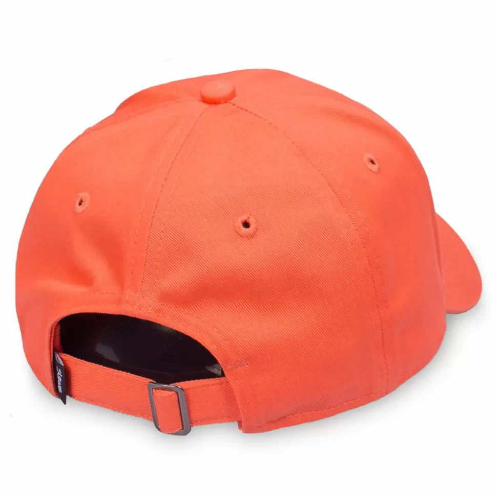Head Wear*Grimey "Nine Winds" Curved Visor Cap - Coral - Spring 22
