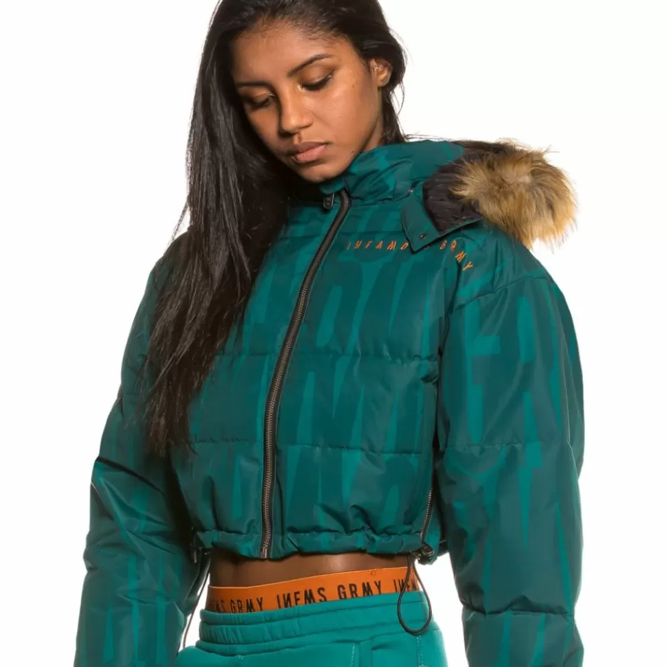 Coats*Grimey Nite Marauder Girl Puffy Jacket Fw20 Blue