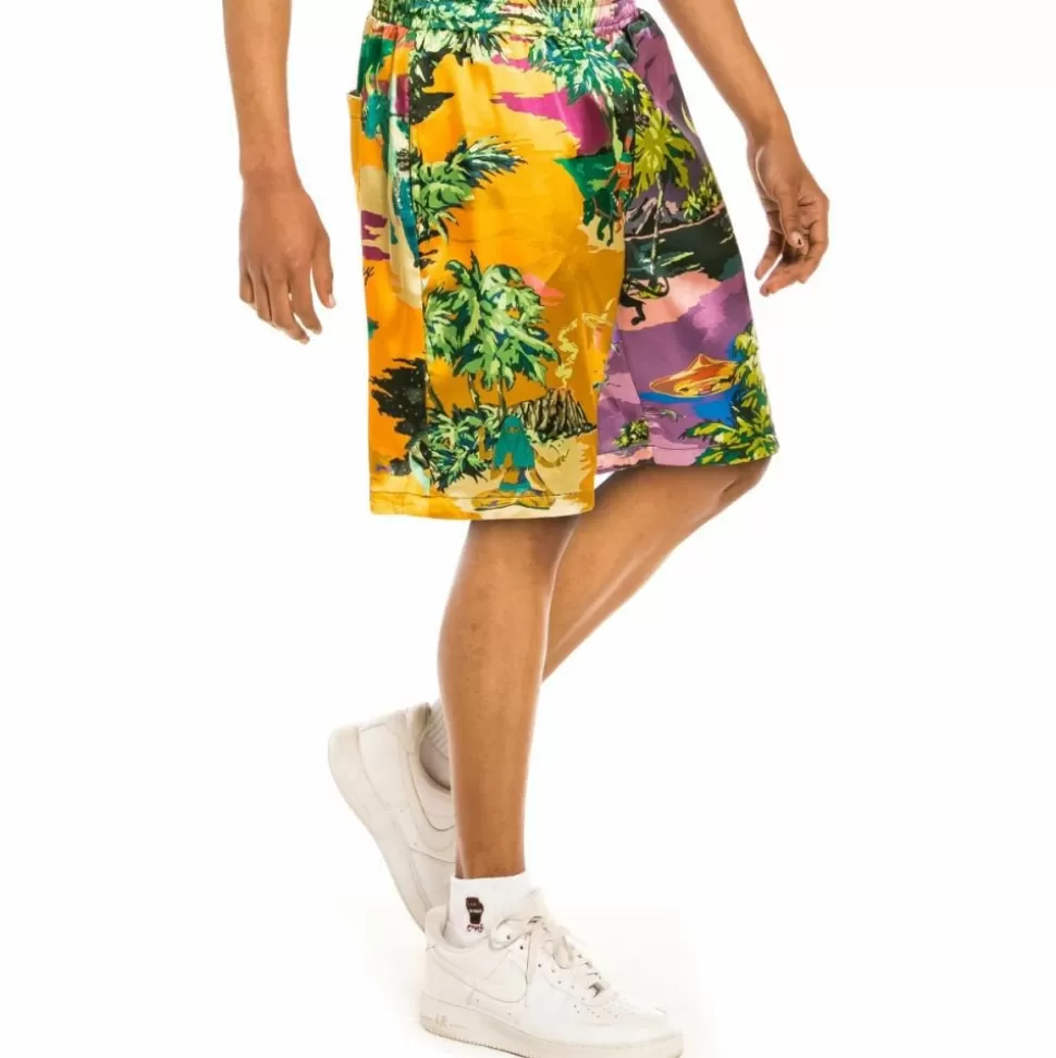 Shorts*Grimey "Ocean Gateway" Satin Short - Multicolor - Summer 21