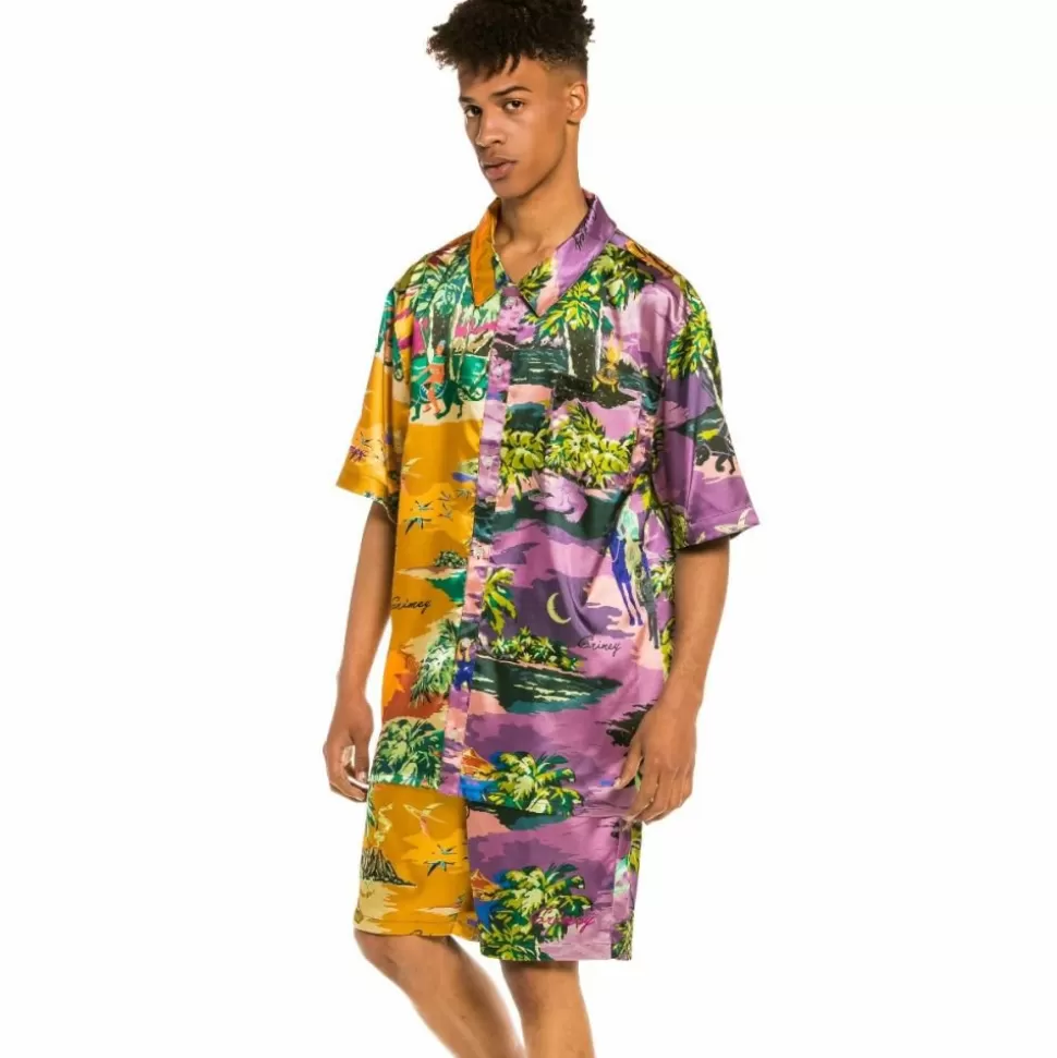 Shirts*Grimey "Ocean Gateways" Button Up Tee - Multicolor - Summer 22