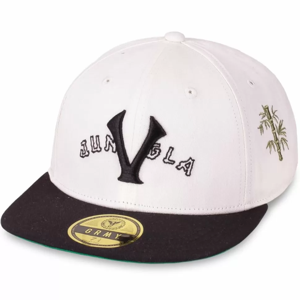 Head Wear*Grimey "Pasion Gamberra (Gp X Grmy)" Fitted Cap - White - Fall 22