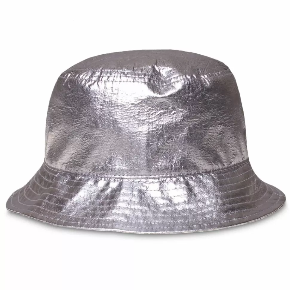 Head Wear*Grimey Planete Noire Bucket Fw19 Silver