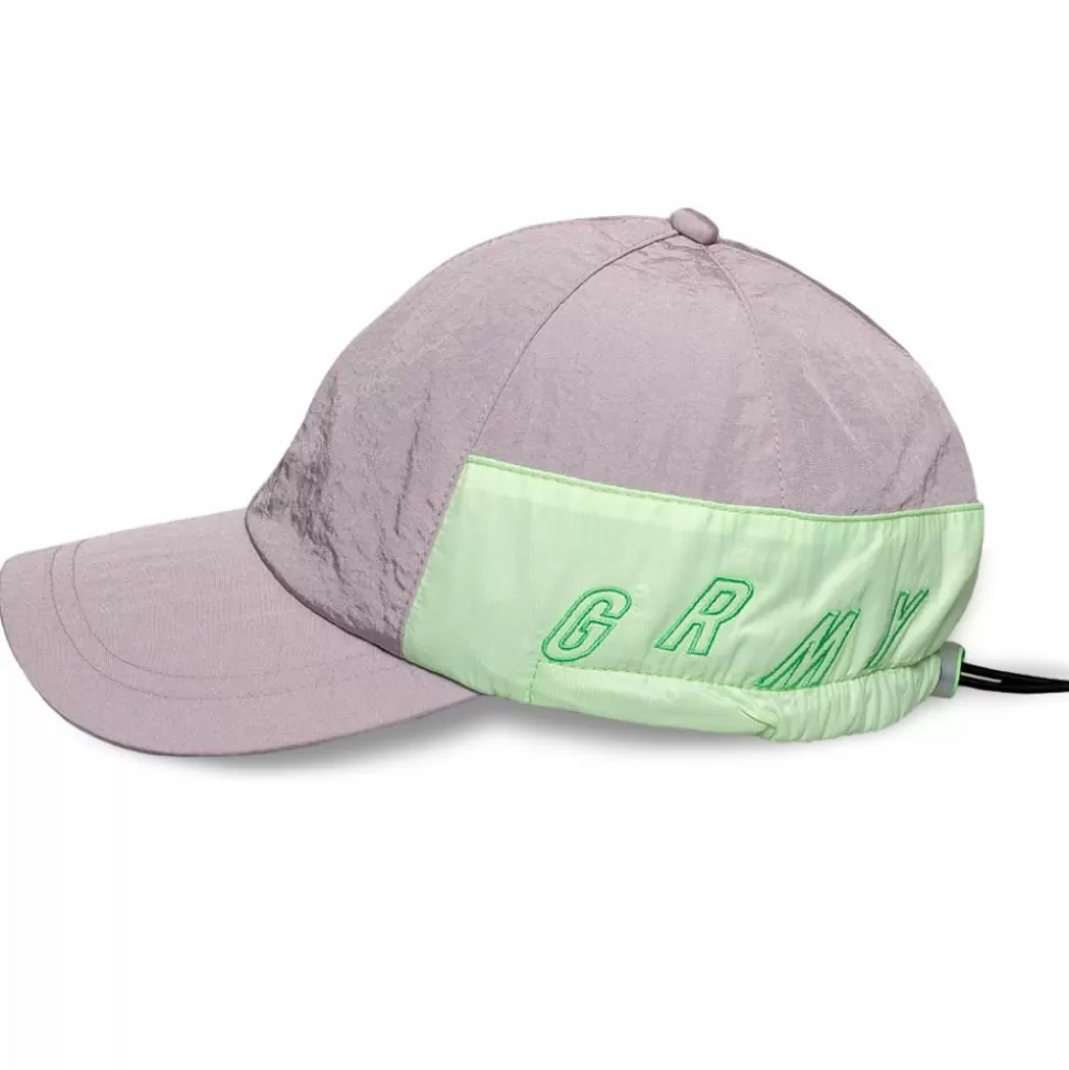 Head Wear*Grimey Rope A Dope Grmy Curved Visor Cap Ss20 Grey