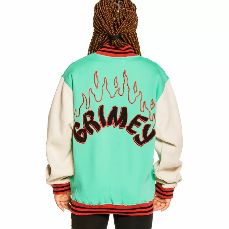 Sweatshirts*Grimey "Singgang Junction Grmy" Unisex Crewneck - Green - Fall 21