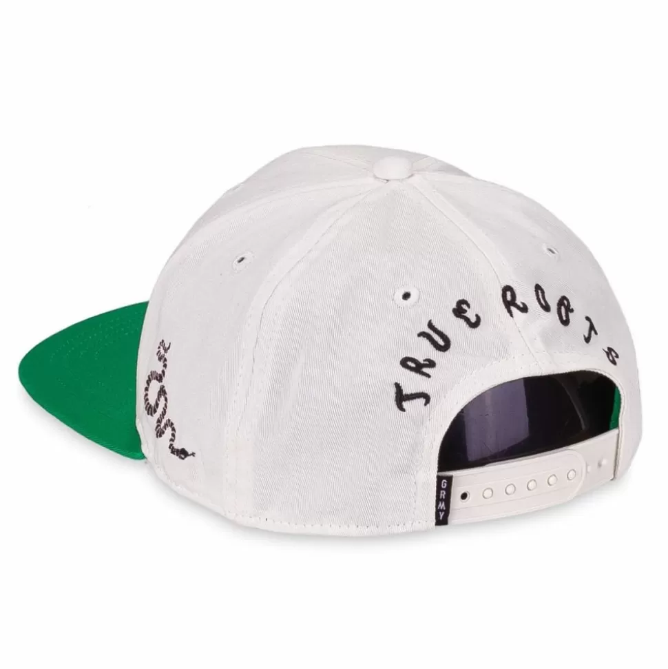 Head Wear*Grimey "Snipes X True Roots" Snapback - White - Fall 21