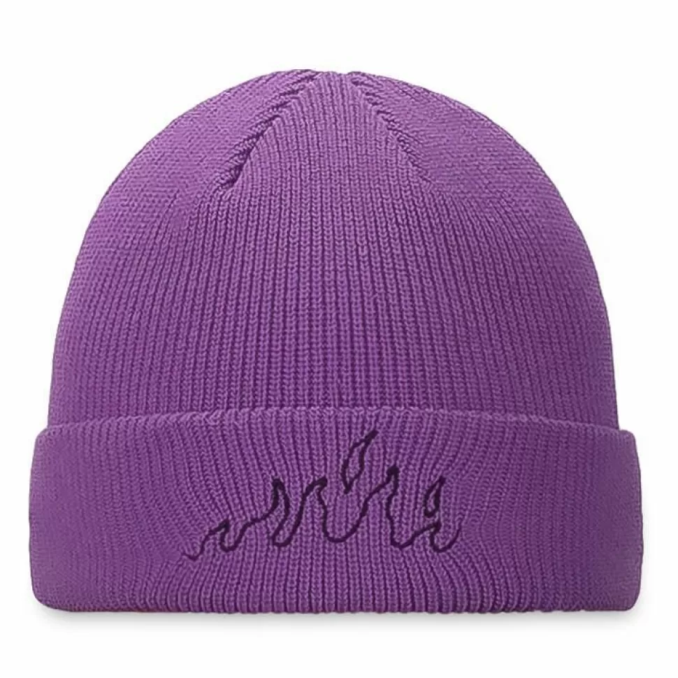 Head Wear*Grimey "Snow Fox" Beanie - Purple - Winter 22