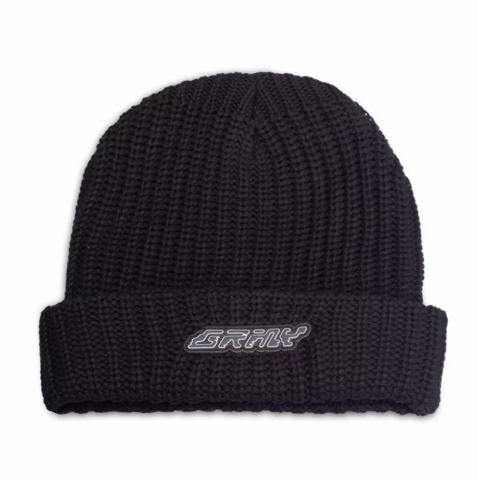 Head Wear*Grimey "Space Lady" Beanie - Black - Winter 21