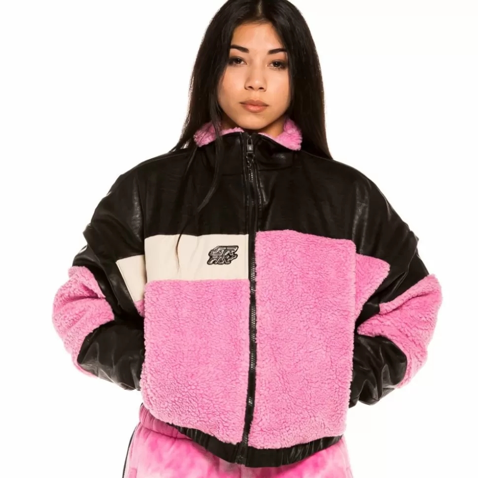 Coats*Grimey "Space Lady" Girl Detachable Jacket - Pink - Winter 21