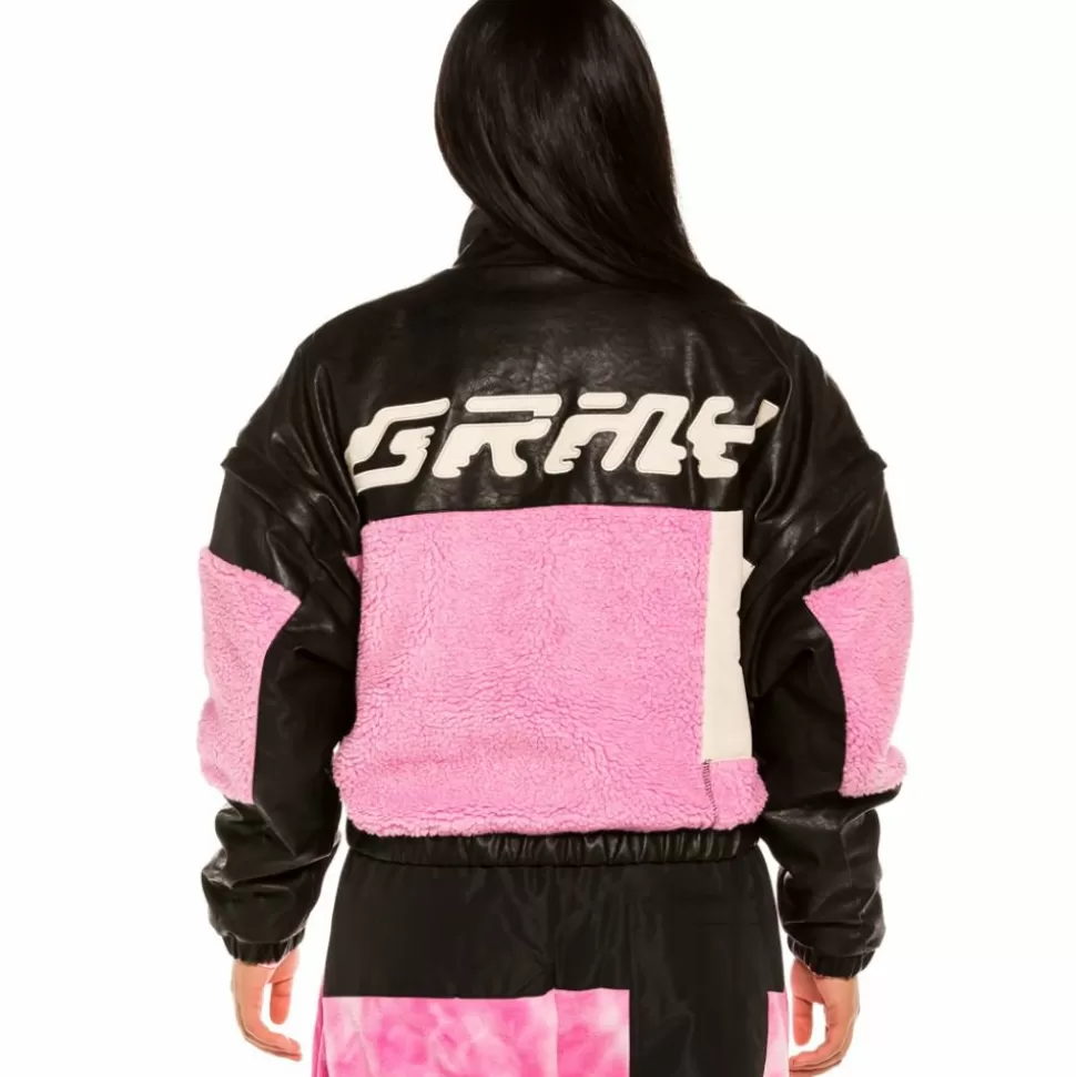 Coats*Grimey "Space Lady" Girl Detachable Jacket - Pink - Winter 21