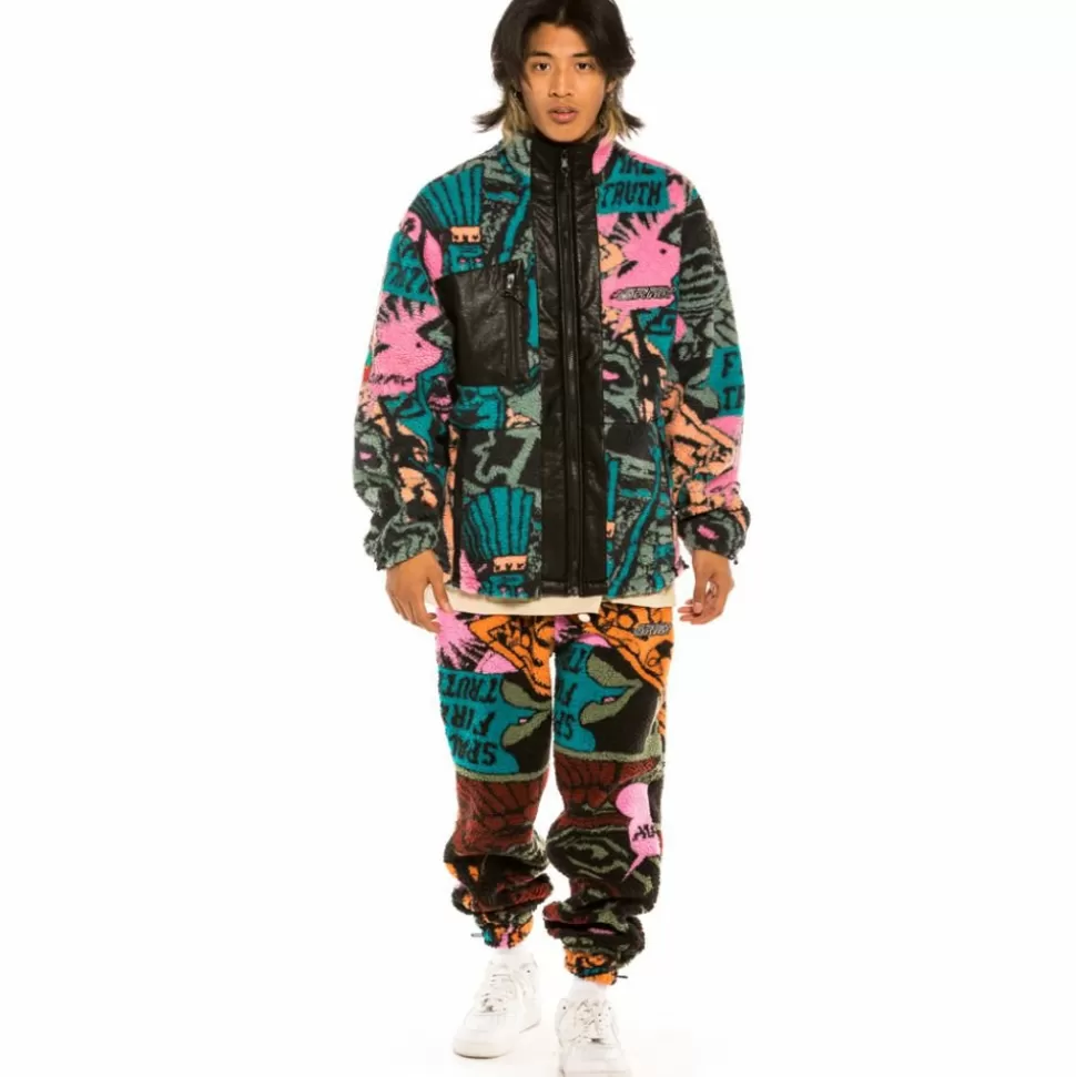 Jackets*Grimey "Space Lady" Sherpa Jacket - Blue - Fall 21